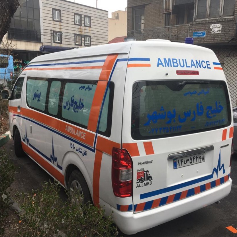 خط کشی و طراحی بدنه آمبولانس 3